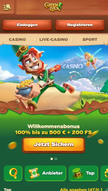 Greenluck Casino App Vorschau